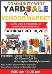 COMMUNITY YARD SALE & VENDOR MARKET